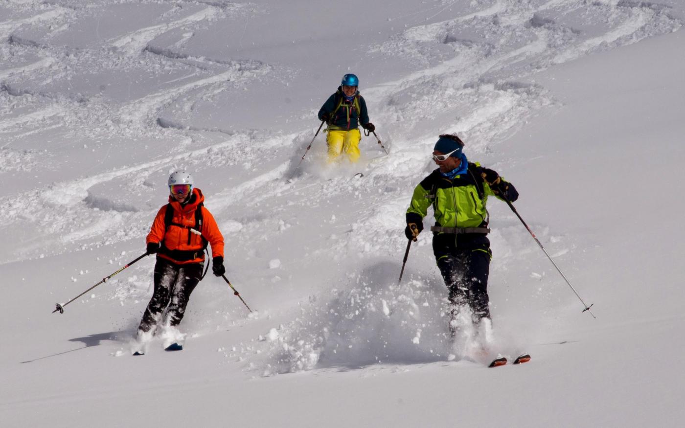 Ski tours & Snowshoe Hiking Valle Maira